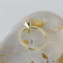 Kép betöltése a galériamegjelenítőbe: Vespera - Salt & Pepper gyémánt sárga arany gyűrű
